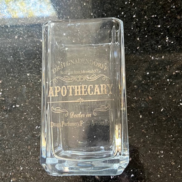 Kitchen Vintage Glass Utensil Holder Poshmark